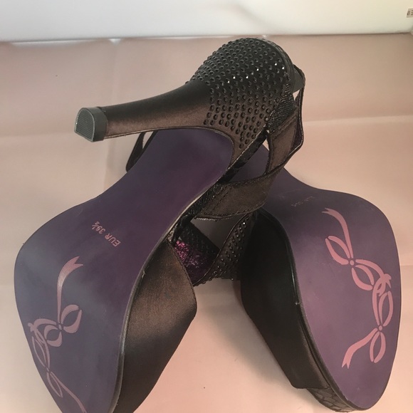 NIB Poetic license royal occasion 8.5 black heels - Picture 7 of 8